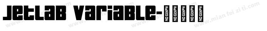 Jetlab Variable字体转换